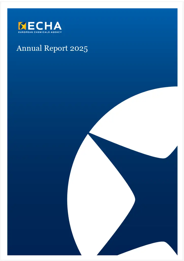 ECHA Annual report 2025 ECHA Annual report 2025